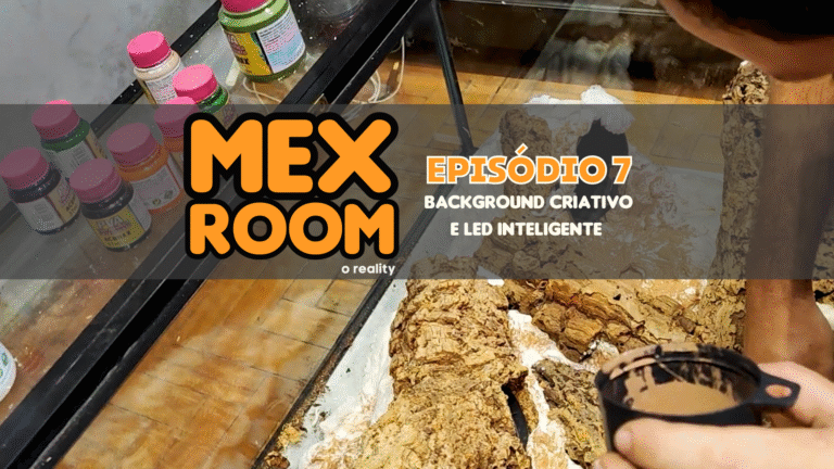 MEXRoom, o reality! Episódio 7: Background criativo + LED inteligente no quarto dos répteis
